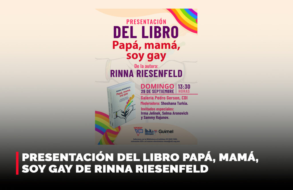 Presentación del libro Papá, Mamá, soy gay