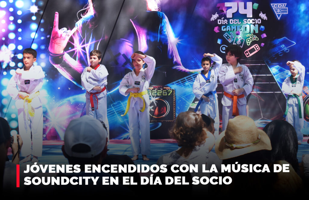 Jóvenes encendidos con la música de SoundCity en el Día del Socio