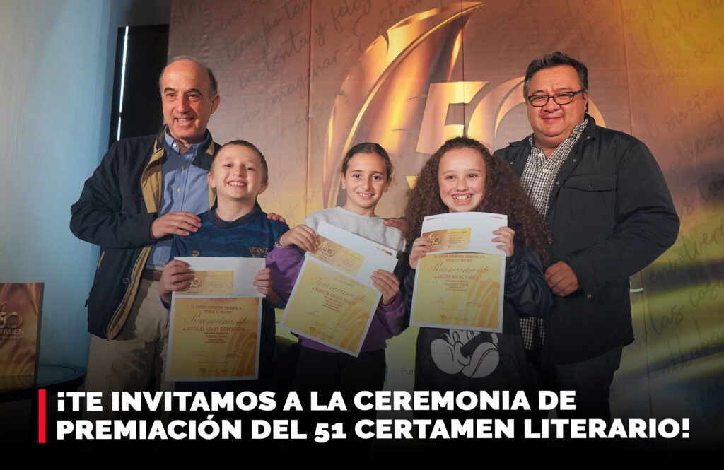 ceremonia de premiación del 51 Certamen Literario